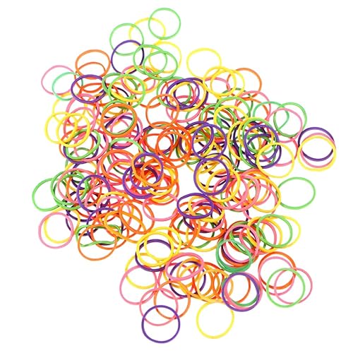 FRCOLOR 170 Pcs rubber bands for hair small rubber bands hair ribbon tiny rubber bands dog hair clips hair tape hairbands hair accessories dog bows rubber bands hairpin cosmetic von FRCOLOR