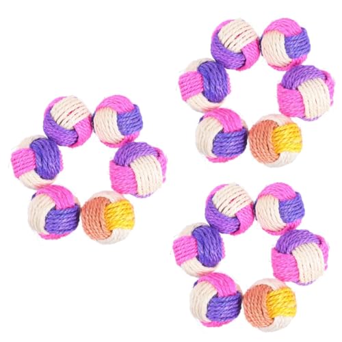 FRCOLOR 18 STK Sisal Ball Katzen Spielzeug Kätzchenspielzeug Interaktive Katze Welpenzahntrainingsspielzeug Kratzspielzeug Für Katzen Katze Katzenminze Spielzeug Katz Und Ball Weben FRCOLOR 18 STK Sisal Ball Katzen Spielzeug Kätzchenspielzeug Interaktive Katze Welpenzahntrainingsspielzeug Kratzspielzeug Für Katzen Katze Katzenminze Spielzeug Katz Und Ball Weben von FRCOLOR