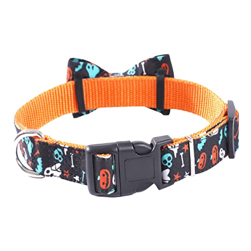 FRCOLOR 1stk Haustierhalsband Thanksgiving-Haustier Kürbis Hundehalsband Halloween-Katzen-Halstuch Welpen Welpen-Bandana Die Katze Haustierzubehör Stoff von FRCOLOR