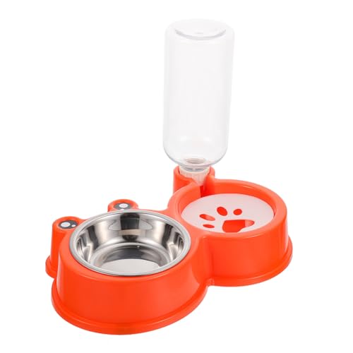 FRCOLOR 1Stk Haustiernapf Spender für Wasserflaschen Futternäpfe für Hunde Katzennäpfe Katzennapf Automatischer Wasserspender für Hunde Futterspender für Katzen Lebensmittel Katzenfutter von FRCOLOR