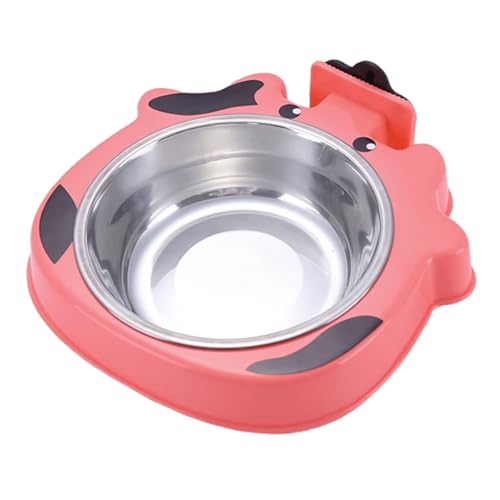 FRCOLOR 1stk Haustier Hund Schüssel Wassernapf Für Katzen Coop-Becher Aus Edelstahl Katzenfutterteller Wasserspender Für Haustiere Haustier Essen Haustiernapf Hängend Pp von FRCOLOR