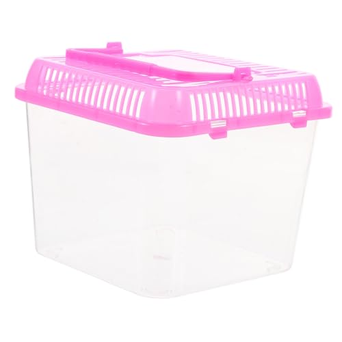 FRCOLOR 1stk Haustierkiste Schlangenbehälter Zuchtbecken Für Aquarien Kleintiertransporter Stockkäfig Stick-Tank Schildkrötenpanzer Glasterrarium Mit Deckel Tragbar Reptilienkiste Plastik FRCOLOR 1stk Haustierkiste Schlangenbehälter Zuchtbecken Für Aquarien Kleintiertransporter Stockkäfig Stick-Tank Schildkrötenpanzer Glasterrarium Mit Deckel Tragbar Reptilienkiste Plastik von FRCOLOR