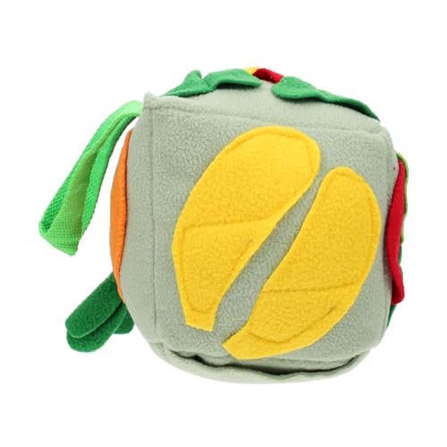 FRCOLOR 1stk Hund Fehlt Futterball Welpen Snuffle Ball Schnüffelmatte Für Hasen Hund Werfen Spielzeug Hasenfuttermatte Haustier Hängende Fütterung Weiches Spielzeug Plüschtier Lebensmittel FRCOLOR 1stk Hund Fehlt Futterball Welpen Snuffle Ball Schnüffelmatte Für Hasen Hund Werfen Spielzeug Hasenfuttermatte Haustier Hängende Fütterung Weiches Spielzeug Plüschtier Lebensmittel von FRCOLOR