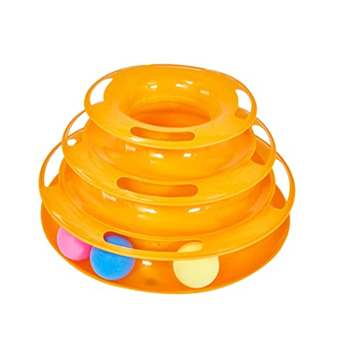FRCOLOR 1stk Katzenturmspielzeug Mit Ball Pet Runder Vergnügungsteller Kleines Katzenspielzeug Katzenspielzeugkiste Katzenspielzeug Für Drinnen Katzenspur Tischspielzeug Der Hund Puzzle FRCOLOR 1stk Katzenturmspielzeug Mit Ball Pet Runder Vergnügungsteller Kleines Katzenspielzeug Katzenspielzeugkiste Katzenspielzeug Für Drinnen Katzenspur Tischspielzeug Der Hund Puzzle von FRCOLOR
