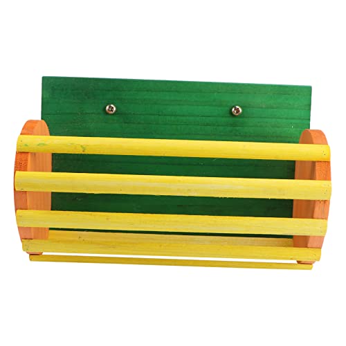 FRCOLOR 1stk Kleiner Haustier-Stroh Rahmen Heuraufe Für Meerschweinchen Futterstelle Für Kaninchengras Grasfresser Für Meerschweinchen Futterregal Für Haustiere Chinchilla Holz Zubringer FRCOLOR 1stk Kleiner Haustier-Stroh Rahmen Heuraufe Für Meerschweinchen Futterstelle Für Kaninchengras Grasfresser Für Meerschweinchen Futterregal Für Haustiere Chinchilla Holz Zubringer von FRCOLOR