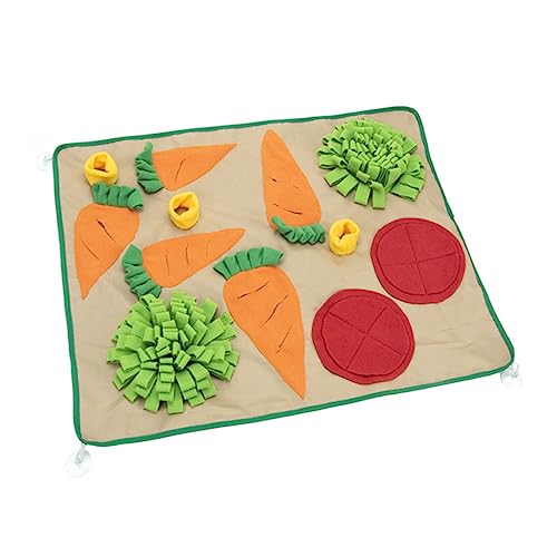 FRCOLOR Gehirnspielzeug 1stk Pet Sniffing Pad Schnüffel-trainingsspielzeug Für Haustiere Haustier Riechende Matte Schnüffelmatte Für Hunde Spielzeug Für Welpen Karotte Decke Polarfleece FRCOLOR Gehirnspielzeug 1stk Pet Sniffing Pad Schnüffel-trainingsspielzeug Für Haustiere Haustier Riechende Matte Schnüffelmatte Für Hunde Spielzeug Für Welpen Karotte Decke Polarfleece von FRCOLOR