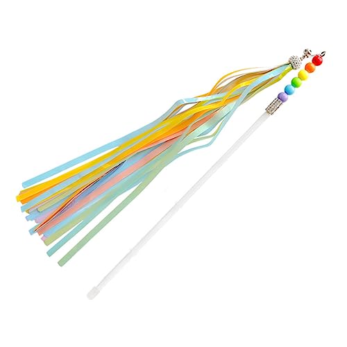 FRCOLOR 1stk Quasten-Teaser-Stick Beißspielzeug Katzen-Teaser-zauberstab Katzenstange Interaktives Katzenspielzeug Katzen-Teaser-Spielzeug Flirtstange Für Katzen Ziemlich Kind Pp Feder FRCOLOR 1stk Quasten-Teaser-Stick Beißspielzeug Katzen-Teaser-zauberstab Katzenstange Interaktives Katzenspielzeug Katzen-Teaser-Spielzeug Flirtstange Für Katzen Ziemlich Kind Pp Feder von FRCOLOR
