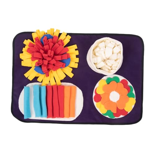 FRCOLOR Schnüffelmatte Für Hunde Große Haustier-schnüffelmatte Interaktives Leckerli-Puzzle-Spielzeug Für Hunde Leckerli-Puzzle-Spielzeug Haustierbedarf von FRCOLOR