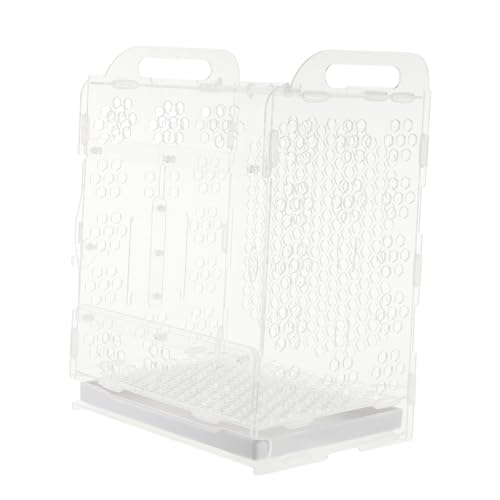 FRCOLOR 1Stk Vogelkäfig Birdcage Bird cage Vogelhaus Haustierzubehör klares Vogelhäuschen Vogelhaus aus transparenter Käfig mit Bodenschale tragbar Vogelfütterer FRCOLOR 1Stk Vogelkäfig Birdcage Bird cage Vogelhaus Haustierzubehör klares Vogelhäuschen Vogelhaus aus transparenter Käfig mit Bodenschale tragbar Vogelfütterer von FRCOLOR