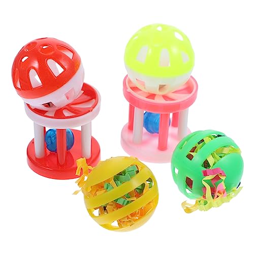 FRCOLOR 2 Sätze Vogel Spielzeugball Vogelfutter Kauglocke Trickspielzeug Für Papageientraining Papageienfußspielzeug Nahrungssuche Kauleckerli Glocke Plastik Papageienkäfig Haustier FRCOLOR 2 Sätze Vogel Spielzeugball Vogelfutter Kauglocke Trickspielzeug Für Papageientraining Papageienfußspielzeug Nahrungssuche Kauleckerli Glocke Plastik Papageienkäfig Haustier von FRCOLOR