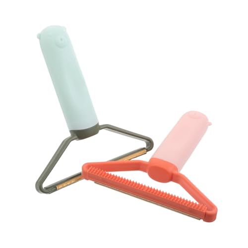 FRCOLOR 2 Stück Haarentfernungsbürste Entferner Fusselrasierer Reiniger Fellentfernungswerkzeug Fusselrollen Haarbürste Für Teppiche Kleidung Automatte Couch Haustierbett von FRCOLOR
