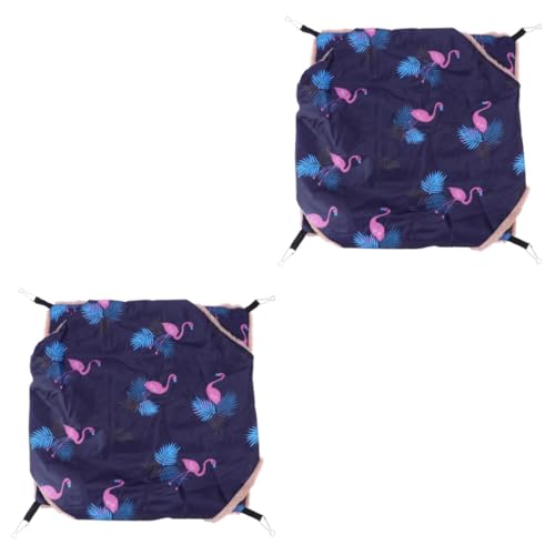 FRCOLOR 2 Stücke Haustier Schlaf Bett Tier Hängen Hängematte Doppel Schicht Hamster FRCOLOR 2 Stücke Haustier Schlaf Bett Tier Hängen Hängematte Doppel Schicht Hamster von FRCOLOR