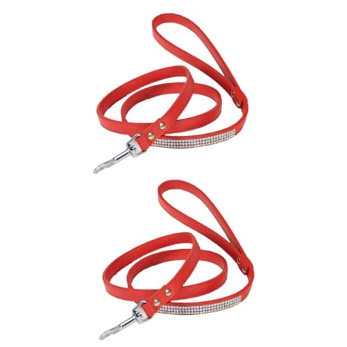 FRCOLOR Leine Bunt 2 Stück Haustier-traktionsgurt Nylon-hundetrainingsleine Traktionsseil Für Hunde Verlängerungsleine Kurze Hundeleine Hundezugseil Diamant-hundehalsband Gehleinen FRCOLOR Leine Bunt 2 Stück Haustier-traktionsgurt Nylon-hundetrainingsleine Traktionsseil Für Hunde Verlängerungsleine Kurze Hundeleine Hundezugseil Diamant-hundehalsband Gehleinen von FRCOLOR
