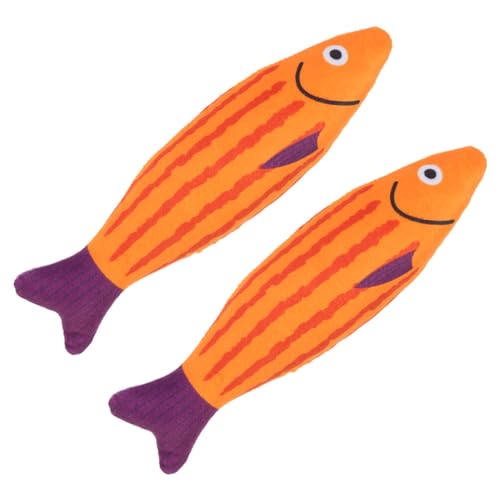 FRCOLOR 2stücke Katzenminze Spielzeug Lustige Weiche Plüschfische Für Katzen Selbstbeschäftigungs Und Zahnpflege-spielzeuge Für Kätzchen Zur Reduzierung Von Langeweile Und Stress FRCOLOR 2stücke Katzenminze Spielzeug Lustige Weiche Plüschfische Für Katzen Selbstbeschäftigungs Und Zahnpflege-spielzeuge Für Kätzchen Zur Reduzierung Von Langeweile Und Stress von FRCOLOR