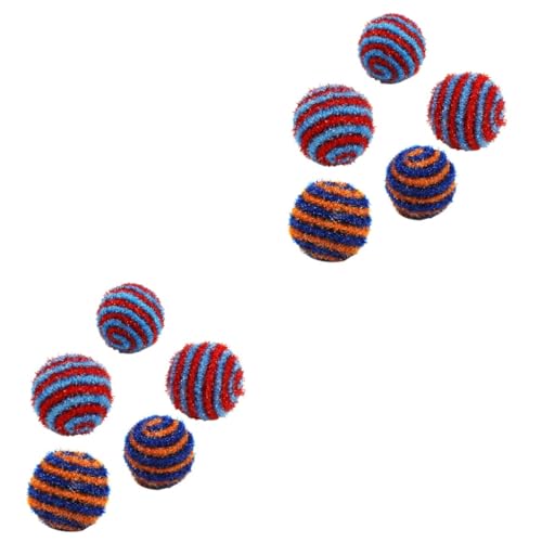 FRCOLOR 20 STK Crinkle Katzenbälle Teaser Für Haustier Haustier-Teaser Katzenbälle Aus Filz Katze Elastisch Katzen-Teaser-Spielzeug Filzkugeln Katzenspielzeugbälle Kätzchen Fang Den Ball FRCOLOR 20 STK Crinkle Katzenbälle Teaser Für Haustier Haustier-Teaser Katzenbälle Aus Filz Katze Elastisch Katzen-Teaser-Spielzeug Filzkugeln Katzenspielzeugbälle Kätzchen Fang Den Ball von FRCOLOR