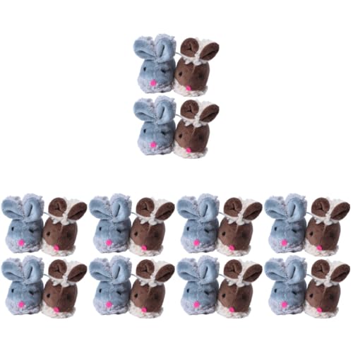 FRCOLOR 20 STK Katzenspielzeug Kauspielzeug Für Katzen Schleifspielzeug Für Katzen Kätzchen Beißspielzeug Katzenmäuse Zu Spielzeug Für Katzenratten Plüschtiere Backenzahn Polyester FRCOLOR 20 STK Katzenspielzeug Kauspielzeug Für Katzen Schleifspielzeug Für Katzen Kätzchen Beißspielzeug Katzenmäuse Zu Spielzeug Für Katzenratten Plüschtiere Backenzahn Polyester von FRCOLOR