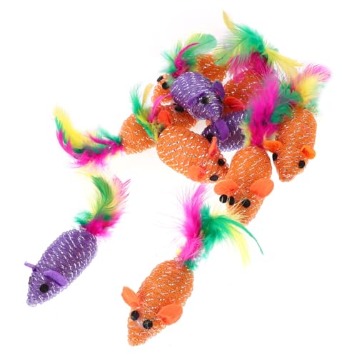 FRCOLOR 2sets Tails Katzenspielzeug Lustige Mäuse Für Katzen Heimtierbedarf 10pcs * 2 FRCOLOR 2sets Tails Katzenspielzeug Lustige Mäuse Für Katzen Heimtierbedarf 10pcs * 2 von FRCOLOR