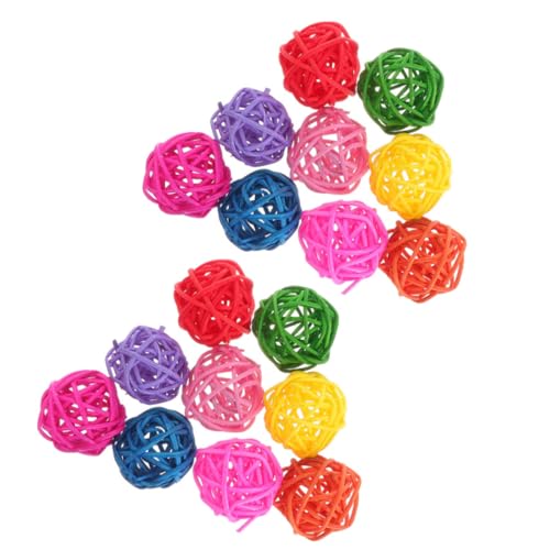 FRCOLOR 20 Stück Hamster-Rattan-Bälle Papageien-Rattan-Bälle Spielzeug Hamster-Bälle Kugeln Papageien-Kauspielzeug Vögel Spielzeug Rattan-Bälle Vogel-Weidenball Haustierkäfig FRCOLOR 20 Stück Hamster-Rattan-Bälle Papageien-Rattan-Bälle Spielzeug Hamster-Bälle Kugeln Papageien-Kauspielzeug Vögel Spielzeug Rattan-Bälle Vogel-Weidenball Haustierkäfig von FRCOLOR