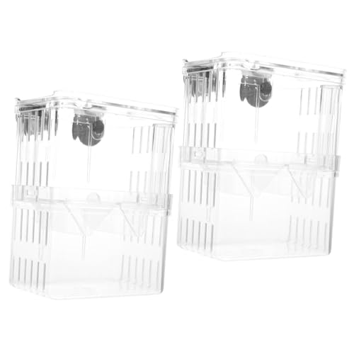 FRCOLOR 2Er-Box Brutkasten für Jungtiere Artemia-Netz Fisch Aquarium Tankbrüterei Inkubator Eingewöhnungskoffer für Aquarien Doppelschicht Inkubationsbox Artemia-Eier Zuchtteich Terrarium FRCOLOR 2Er-Box Brutkasten für Jungtiere Artemia-Netz Fisch Aquarium Tankbrüterei Inkubator Eingewöhnungskoffer für Aquarien Doppelschicht Inkubationsbox Artemia-Eier Zuchtteich Terrarium von FRCOLOR