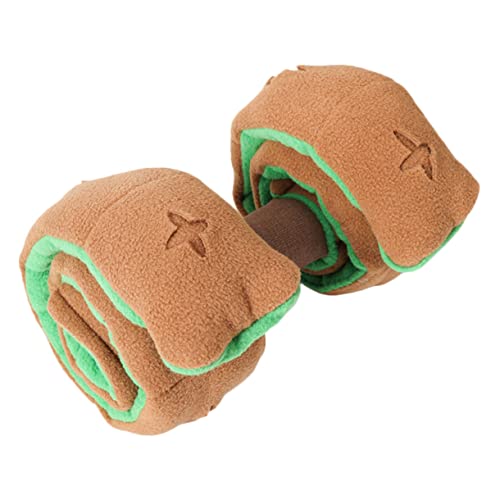 FRCOLOR 2St Hundespielzeug Hundepuzzlespielzeug für große scrump plüsch Plüschpuzzle Plüschtier Haustier Spielzeuge Heimtierbedarf Plüsch-Backenzahn-Spielzeug der Hund Hantel Textilvlies FRCOLOR 2St Hundespielzeug Hundepuzzlespielzeug für große scrump plüsch Plüschpuzzle Plüschtier Haustier Spielzeuge Heimtierbedarf Plüsch-Backenzahn-Spielzeug der Hund Hantel Textilvlies von FRCOLOR