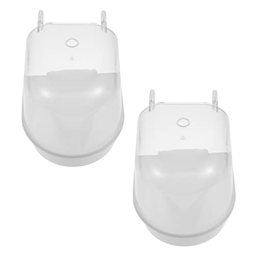 FRCOLOR 2stücke Vogelbadewanne Für Papageien Hängende Duschwanne Mit Transparentem Deckel Für Käfige Und Garten Langlebig Und Pflegeleicht Fördert Die Gesundheit Ihrer Vögel FRCOLOR 2stücke Vogelbadewanne Für Papageien Hängende Duschwanne Mit Transparentem Deckel Für Käfige Und Garten Langlebig Und Pflegeleicht Fördert Die Gesundheit Ihrer Vögel von FRCOLOR