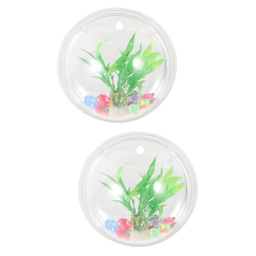 FRCOLOR 2stücke Transparentes Wandvase Aquarium Kreativer Hydroponik Blumentopf Für Wandmontage Dekorativer Fischbehälter Vielseitige Pflanzenhalterung Für Zuhause Büro Und Garten FRCOLOR 2stücke Transparentes Wandvase Aquarium Kreativer Hydroponik Blumentopf Für Wandmontage Dekorativer Fischbehälter Vielseitige Pflanzenhalterung Für Zuhause Büro Und Garten von FRCOLOR