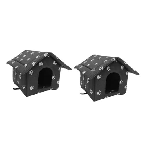 FRCOLOR 2st Zwinger Für Streunende Katzen Plüsch Hundehütte Hundebett Draußen Hundecouch Im Freien Dekoratives Kätzchenhaus Hundehütte Im Freien Oxford-Stoff Winter Tier FRCOLOR 2st Zwinger Für Streunende Katzen Plüsch Hundehütte Hundebett Draußen Hundecouch Im Freien Dekoratives Kätzchenhaus Hundehütte Im Freien Oxford-Stoff Winter Tier von FRCOLOR