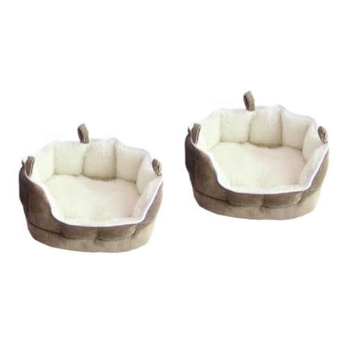 FRCOLOR 2St hamsterbett haustierbett pet Bed Tier Schlafsofa mäusehaus petbett kleines haustiersofa Hamster-Hängematte Igel Bett Sofas kleines Haustierhaus Frettchen Bett Winter Sofa-Nest von FRCOLOR