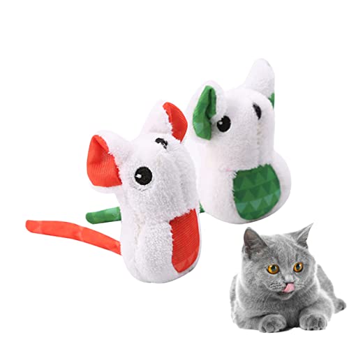 FRCOLOR 2er-Pack Dicke Plüschmaus-spielzeuge Katzenspielzeug Interaktives Katzenspielzeug Orange/grün Langlebiges Katzen-anziehungsdesign FRCOLOR 2er-Pack Dicke Plüschmaus-spielzeuge Katzenspielzeug Interaktives Katzenspielzeug Orange/grün Langlebiges Katzen-anziehungsdesign von FRCOLOR