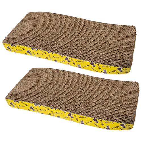 FRCOLOR 2st Kratzbaum Für Katzen Katzenkratzer Für Den Haushalt Umkehrbarer Katzenkratzer Wiederverwendbarer Katzenkratzer Gewellte Kratzpads Wellpapier Kratzfest Boden FRCOLOR 2st Kratzbaum Für Katzen Katzenkratzer Für Den Haushalt Umkehrbarer Katzenkratzer Wiederverwendbarer Katzenkratzer Gewellte Kratzpads Wellpapier Kratzfest Boden von FRCOLOR