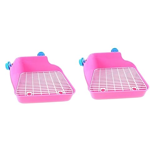 FRCOLOR 2St Meerschweinchen Katzentoilette quadratisches Serviertablett WC-Pfannenablage Chinchilla-Bettwäsche Hasenstall Kaninchen Tierkäfig töpfchen Bettpfanne Trainer Haustierbett FRCOLOR 2St Meerschweinchen Katzentoilette quadratisches Serviertablett WC-Pfannenablage Chinchilla-Bettwäsche Hasenstall Kaninchen Tierkäfig töpfchen Bettpfanne Trainer Haustierbett von FRCOLOR