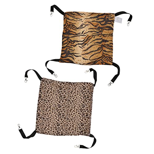 FRCOLOR Katzenschaukel-hängematte 2 Stück Warmes Katzenbett Katzenschlafbett für Den Innenbereich Platzsparende Haustierkäfig-hängematte von FRCOLOR
