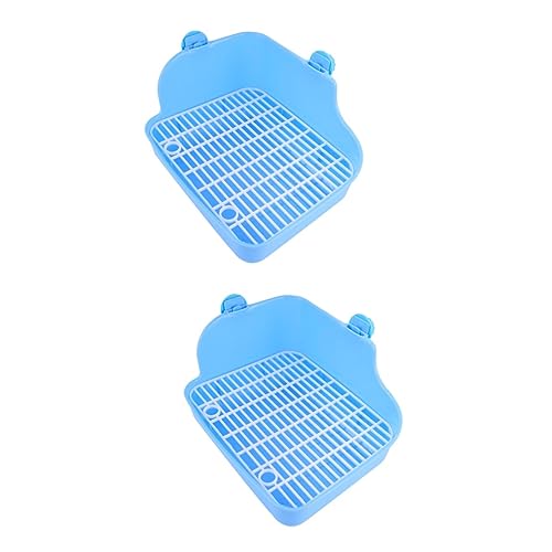 FRCOLOR 2st Hamster Kaninchen Quadratische Toilettenschüssel Dreieck Frettchenkäfig Kaninchenstreu Klein Kaninchen-töpfchentrainer Frettchenstreu Igelkäfig Hasenstreu Heu Drinnen FRCOLOR 2st Hamster Kaninchen Quadratische Toilettenschüssel Dreieck Frettchenkäfig Kaninchenstreu Klein Kaninchen-töpfchentrainer Frettchenstreu Igelkäfig Hasenstreu Heu Drinnen von FRCOLOR