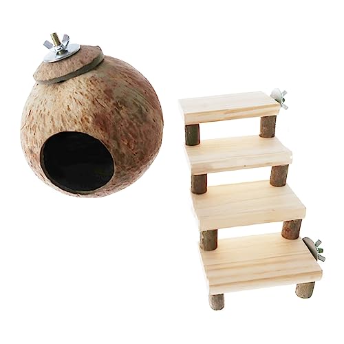 FRCOLOR 2st Hamstermöbel Hamsterhaus Mit Leiter Vogelsittiche Nisten Kleintierkäfig Lebensraum Zwerghamster Hamsterhütte Aus Holz Hütte Hamsterhaus Vogelhütte Hölzern Natürlich Vogelhaus FRCOLOR 2st Hamstermöbel Hamsterhaus Mit Leiter Vogelsittiche Nisten Kleintierkäfig Lebensraum Zwerghamster Hamsterhütte Aus Holz Hütte Hamsterhaus Vogelhütte Hölzern Natürlich Vogelhaus von FRCOLOR