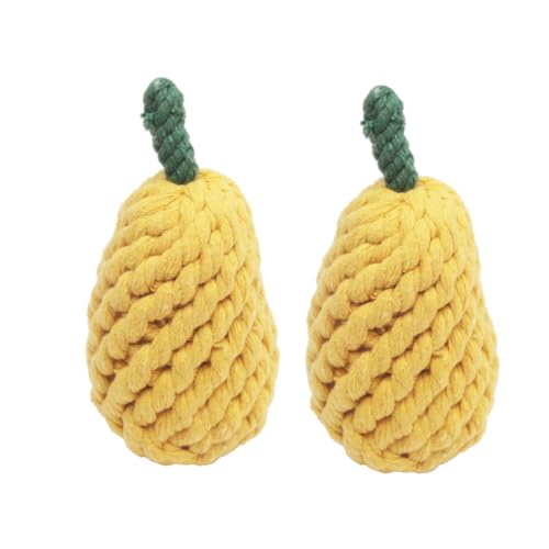 FRCOLOR 2st Haustier Ananas Spielzeug Kauspielzeug Für Hundebirnen Seilspielzeug Für Hunde Leckerli-Spielzeug Für Hunde Hundebiss-birnen-Spielzeug Hundebälle Baumwollseil Kauen Knoten FRCOLOR 2st Haustier Ananas Spielzeug Kauspielzeug Für Hundebirnen Seilspielzeug Für Hunde Leckerli-Spielzeug Für Hunde Hundebiss-birnen-Spielzeug Hundebälle Baumwollseil Kauen Knoten von FRCOLOR