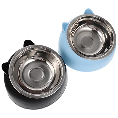 FRCOLOR 2st Haustier Katzennapf Hundegericht Katzennapf Mit Flachem Gesicht Futternapf Für Haustiere Wasserbehälter Für Haustiere Hund Trinknapf Slow-Food-Bowl Rostfreier Stahl Haushalt FRCOLOR 2st Haustier Katzennapf Hundegericht Katzennapf Mit Flachem Gesicht Futternapf Für Haustiere Wasserbehälter Für Haustiere Hund Trinknapf Slow-Food-Bowl Rostfreier Stahl Haushalt von FRCOLOR