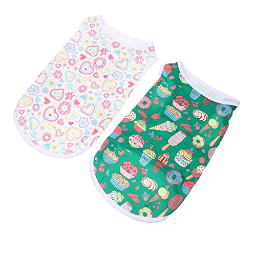 FRCOLOR 2st Haustierweste Laufweste Kleidung Welpen Zubehör Nachthemd Haustier Hund Stricken Haustier-Outfit FRCOLOR 2st Haustierweste Laufweste Kleidung Welpen Zubehör Nachthemd Haustier Hund Stricken Haustier-Outfit von FRCOLOR