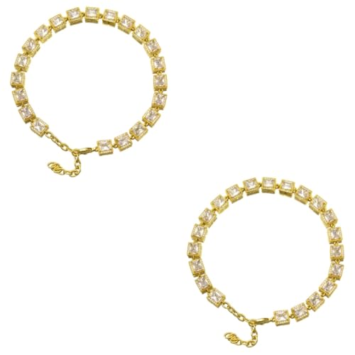 FRCOLOR 2stücke Dog Neck Chain Titanstahl Dekorative Hundekette Für Kleine Mittelgroße Hunde Robust Und Langlebig Für Und Besondere Anlässe von FRCOLOR