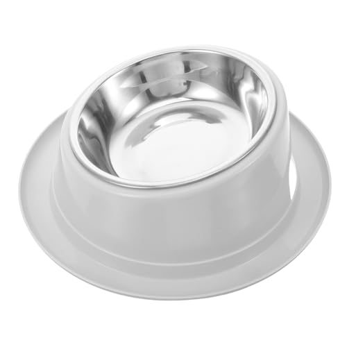 FRCOLOR 2st Hund Wassernapf Futternapf Für Hunde Hundefutter Hundegeschirr Für Mittelgroße Hunde Hundewassernapf Kein Verschütten Hundegericht Hundenäpfe Rostfreier Stahl Fressnapf von FRCOLOR