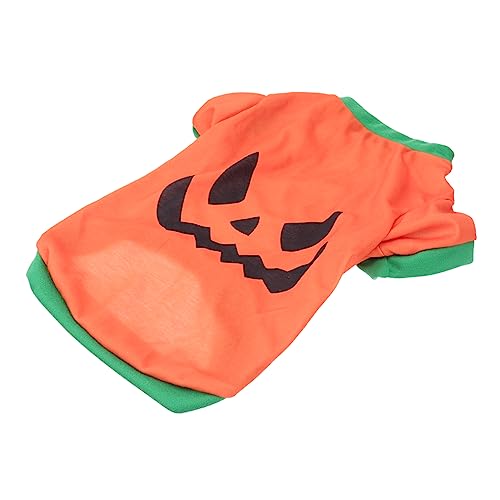 FRCOLOR Welpe 2St Hunde-Outfits Halloween-Fledermaus-Kostüm Tierhemden Halloween-Haustier-Welpenkleid Hunde-Halloween-Shirts Spinnenkostüm Kleidung Kleider Halloween-Haustierkostüm Kürbis von FRCOLOR