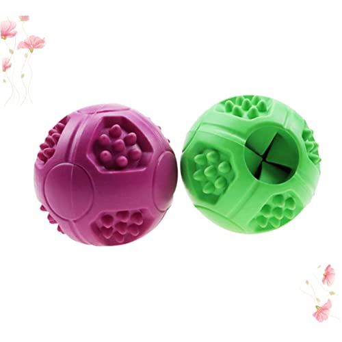 FRCOLOR 2St Kleines Kauspielzeug für Hunde Trainingsmaterial Spielzeug behandeln Kauspielzeug für Welpen Spielzeuge Hund leckt Futter Spielzeug Backenzahnspielzeug Haustier Kugel fehlt FRCOLOR 2St Kleines Kauspielzeug für Hunde Trainingsmaterial Spielzeug behandeln Kauspielzeug für Welpen Spielzeuge Hund leckt Futter Spielzeug Backenzahnspielzeug Haustier Kugel fehlt von FRCOLOR