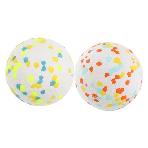 FRCOLOR 2stücke Hundeball Robuste Kauspielzeuge Für Welpen Interaktive Spielzeuge Mit Bissfestigkeit Für Training Zahnpflege Von Hunden FRCOLOR 2stücke Hundeball Robuste Kauspielzeuge Für Welpen Interaktive Spielzeuge Mit Bissfestigkeit Für Training Zahnpflege Von Hunden von FRCOLOR