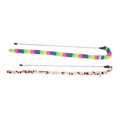 FRCOLOR 2stücke Interaktive Katzenspielzeuge Katzenangel Mit Federn Für Kätzchen Fördert Spielvergnügen Und Bindung Sicher Und Langlebig Beschäftigung Für Ihre Katze FRCOLOR 2stücke Interaktive Katzenspielzeuge Katzenangel Mit Federn Für Kätzchen Fördert Spielvergnügen Und Bindung Sicher Und Langlebig Beschäftigung Für Ihre Katze von FRCOLOR