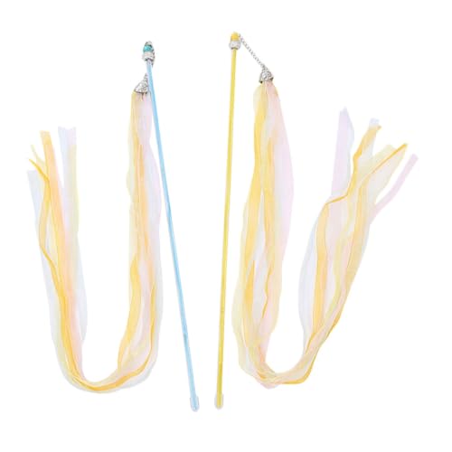 FRCOLOR 2st Katzen-Teaser Flirtspielzeug Für Katzen Drinnen Interaktives Kätzchen Spielzeuge Kätzchen-Sticks Stabkätzchenspielzeug Katzenspielzeug Plastik Glockenförmig Katze Necken FRCOLOR 2st Katzen-Teaser Flirtspielzeug Für Katzen Drinnen Interaktives Kätzchen Spielzeuge Kätzchen-Sticks Stabkätzchenspielzeug Katzenspielzeug Plastik Glockenförmig Katze Necken von FRCOLOR