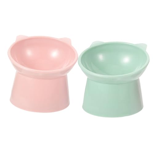 FRCOLOR 2stücke Erhöhter Futternapf Für Katzen Ergonomisches Design Verhindert Nackenverspannungen rutschfest Für Futter Und Wasser Farblich Abgestimmt Einfach Zu Reinigen Für Zuhause FRCOLOR 2stücke Erhöhter Futternapf Für Katzen Ergonomisches Design Verhindert Nackenverspannungen rutschfest Für Futter Und Wasser Farblich Abgestimmt Einfach Zu Reinigen Für Zuhause von FRCOLOR