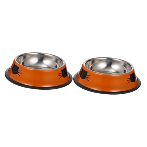 FRCOLOR 2st Katzennapf Aus Edelstahl Tragbarer Hundenapf Welpe Wasserbogen Welpe Katze Schleife Verdicken Sie Futterautomaten Katzenfutter Haustier Hundefutternapf Rostfreier Stahl FRCOLOR 2st Katzennapf Aus Edelstahl Tragbarer Hundenapf Welpe Wasserbogen Welpe Katze Schleife Verdicken Sie Futterautomaten Katzenfutter Haustier Hundefutternapf Rostfreier Stahl von FRCOLOR