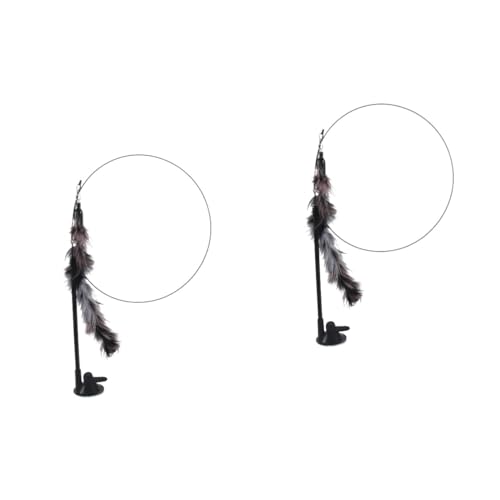FRCOLOR 2st Katzenspielzeug Interaktiver Katzenstab Katzentrainer Für Den Innenbereich Katzen-Teaser-zauberstab Handspielzeug Mit Teaser-zauberstab Katzenfänger Spielzeug Angeln Drinnen Pp FRCOLOR 2st Katzenspielzeug Interaktiver Katzenstab Katzentrainer Für Den Innenbereich Katzen-Teaser-zauberstab Handspielzeug Mit Teaser-zauberstab Katzenfänger Spielzeug Angeln Drinnen Pp von FRCOLOR