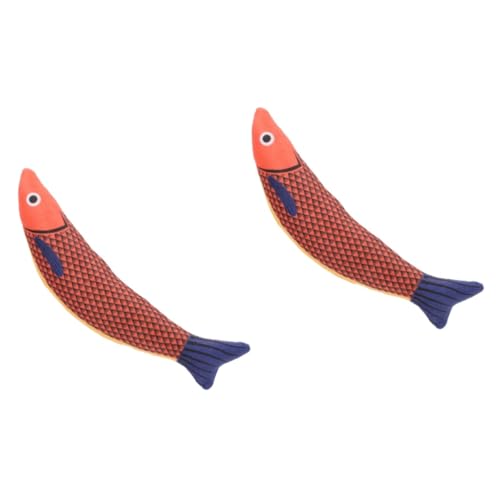 FRCOLOR 2stücke Catnip Spielzeug Für Katzen Lustiges Fischförmiges Interaktives Plüschspielzeug Für Zahnpflege Hält Katzen Und Glücklich FRCOLOR 2stücke Catnip Spielzeug Für Katzen Lustiges Fischförmiges Interaktives Plüschspielzeug Für Zahnpflege Hält Katzen Und Glücklich von FRCOLOR