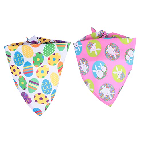 FRCOLOR Schleppleine 2st Osterdreieck Kleidung Eier Der Hund Polyester Haarbandanas FRCOLOR Schleppleine 2st Osterdreieck Kleidung Eier Der Hund Polyester Haarbandanas von FRCOLOR