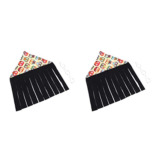 FRCOLOR 2 Stück Kleintier-hängematte Für Meerschweinchen Eulen-Design Verstecktes Haustierbett Bequemer Canvas-schlafplatz Für Haustiere von FRCOLOR